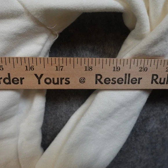 Drew Cardigan Womens Extra Small White Knit Cotton Open Front Sweater Casual - Picture 7 of 9